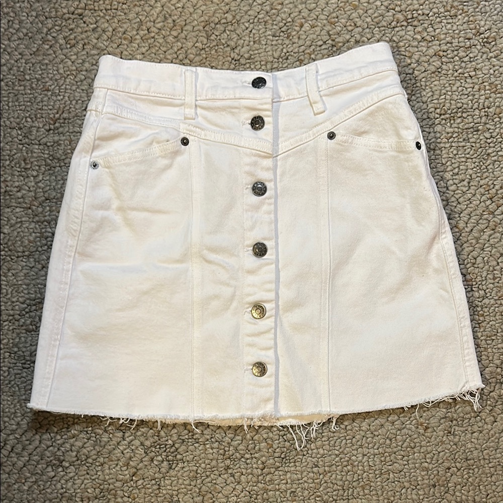 Rails Canyon Salt White Mini Skirt